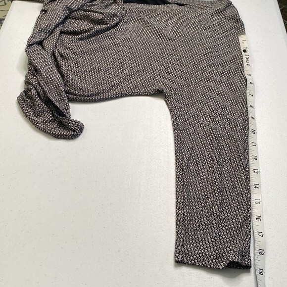 J Jill Wearever V-Neck 3/4 Sleeve Top Side Slits Relaxed Fit Stretchy Loungewear - Picture 10 of 12